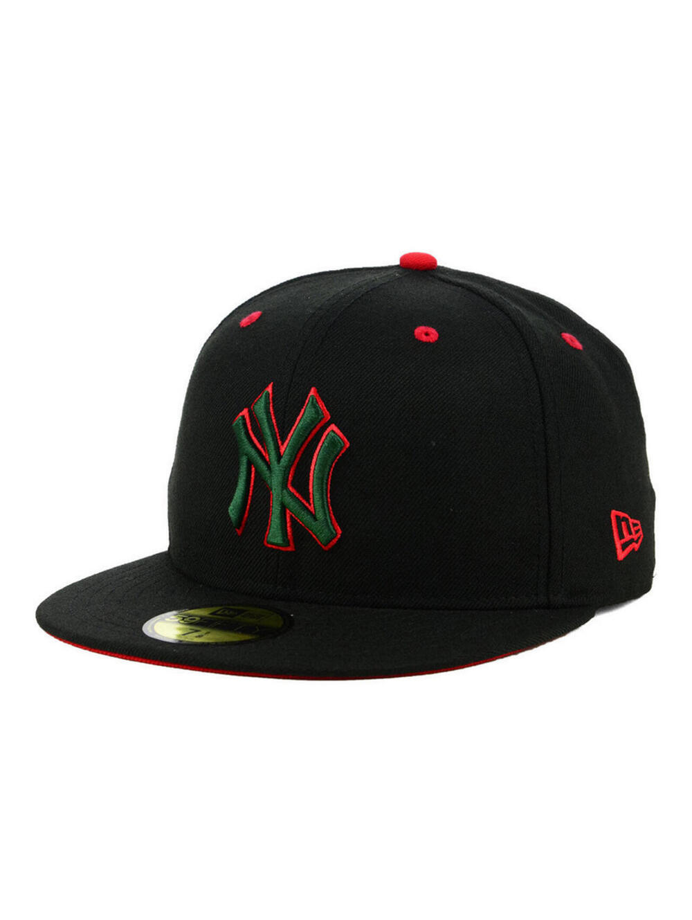 New Era New York Yankees Red Green Black 59FIFTY 7 1/2